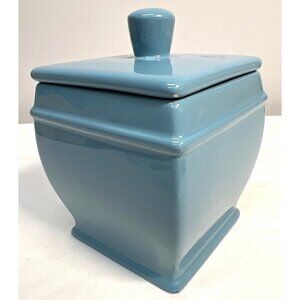 Vintage Blue Ceramic Lidded Box
